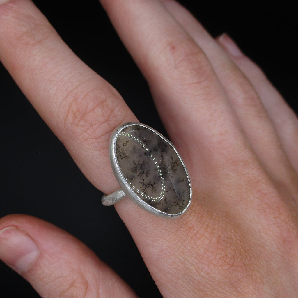 brown patterned ring