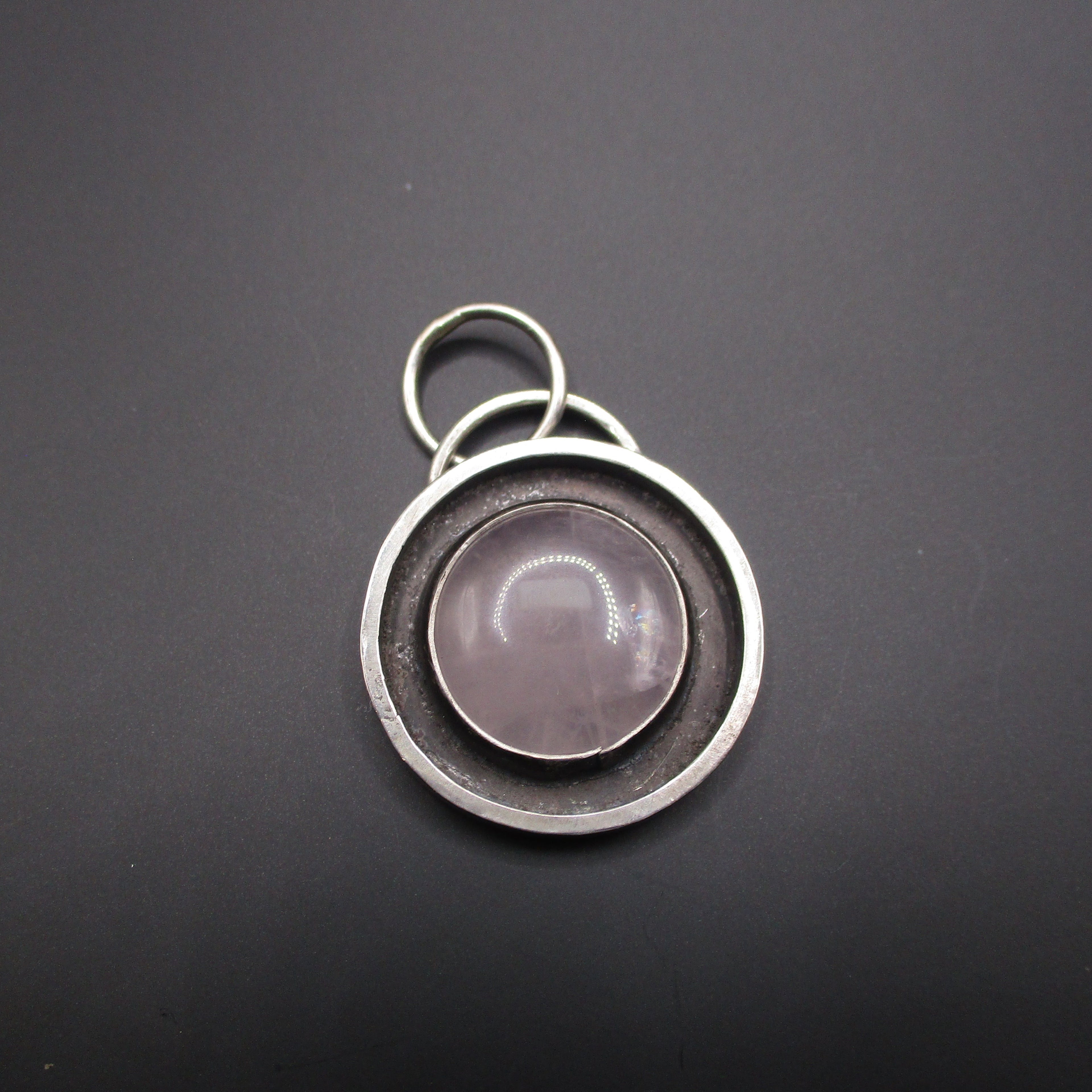 pink shadowbox pendant