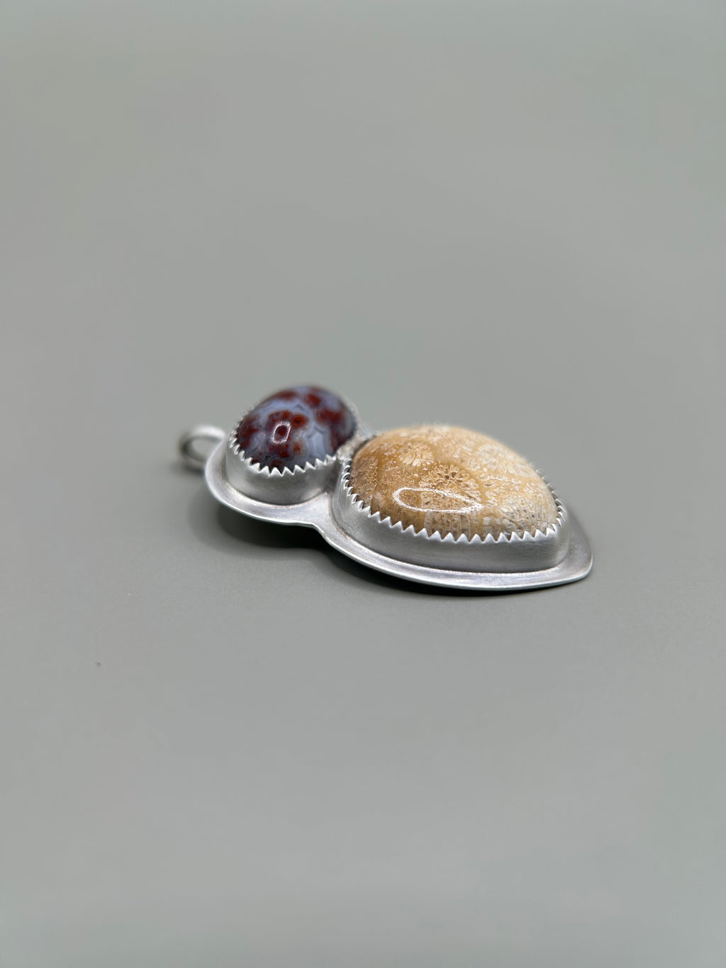 DUAL STONE PENDANT